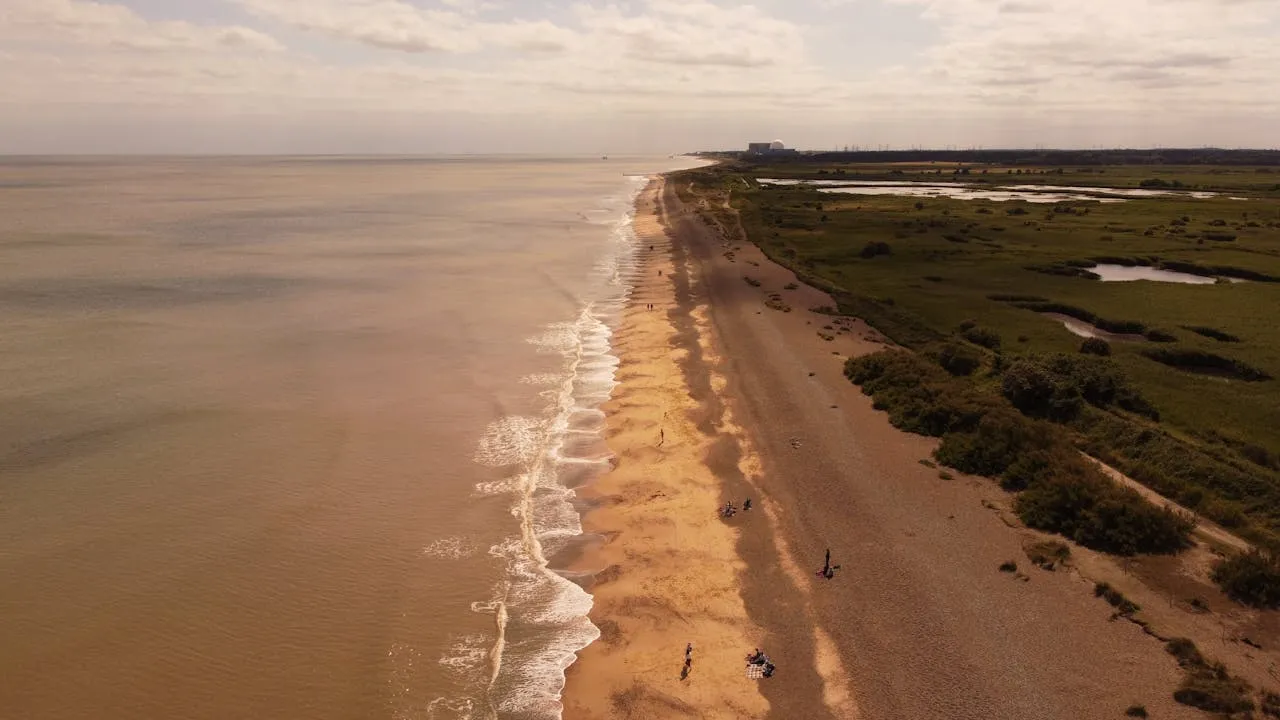 Velika Plaza beach, the longest sandy beach in Montenegro